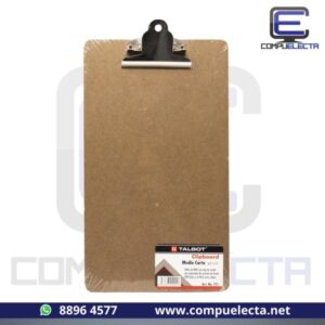 TABLA CON CLIP MEDIA CARTA AMPO